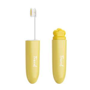 Radish Shaped Travel Toothbrush Soft Bristles Foldable Portable For Daily Use - Product Image 5