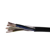 Cable de Control Flexible Blindado de Cu/PVC/PVC 300/500V, 2-4 Hilos, 0.5-2.5mm², con Conductor de Cobre Libre de Oxígeno Trenzado