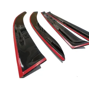 Out-Channel Window Visors Front and Rear Window Wind Deflectors for Sun Rian Guards Vent Visors