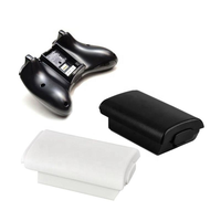 Lot de 2 coques de batterie pour Xbox 360, coque arrière de batterie pour Xbox 360, accessoires de jeu