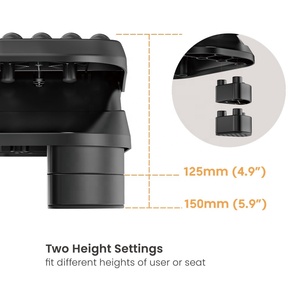 Ghế đỡ chân dưới bàn làm việc có thể điều chỉnh, tích hợp chức năng massage với bàn đạp và con lăn tách rời - Product Image 5