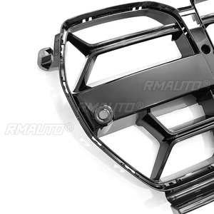 กระจังหน้ารถยนต์สีดำเงาสำหรับ BMW M3 M4 G80 G82 Facelift ปี 2020 2021 2022 2023  วัสดุ ABS  อะไหล่เปลี่ยนกระจังหน้า แต่งรถ - Product Image 6