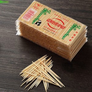 Bamboo Toothpicks Double-Ended Disposable 3.6 Cm For Home Use Wholesale Pack Of 80-100 Pieces - Product Image 2