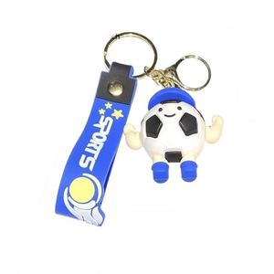 Llavero de plástico 3D con diseño de fútbol de dibujos animados 2026, colgante para coche y bolso, venta al por mayor, hecho en China para EE. UU., Canadá y México - Product Image 5