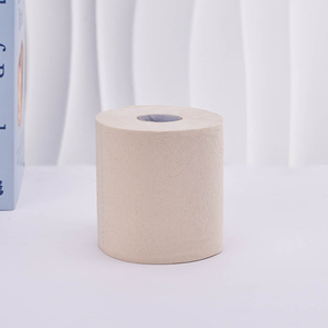 Bamboo Pulp <b>Unbleached</b> 2 Ply 15 GSM Soft Strong Household <b>Toilet</b> <b>Paper</b> Solid Core Bathroom Tissue Free Samples - Product Image 5