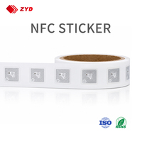 Étiquette RFID flexible NFC F08 S50 haute température personnalisée 13,56 MHz ISO14443A pour le suivi industriel et la traçabilité des produits