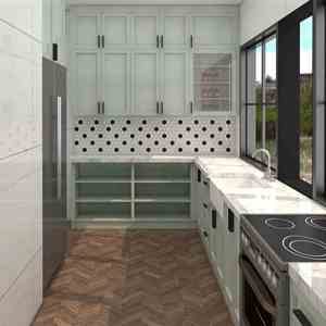 Fournisseur de meubles du Guangdong, armoires de cuisine sur mesure, prêtes à assembler, style moderne, meubles de cuisine - Product Image 1