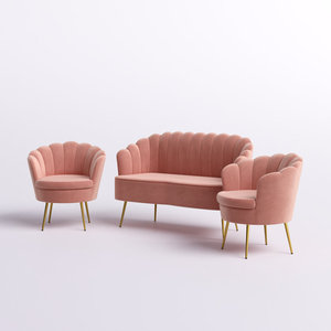 Sofá económico, sala de estar sofás para, <span class=keywords><strong>mini</strong></span> sofá de terciopelo rosa, apartamento de lujo, juegos de sofás, muebles - Product Image 4