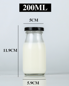 Hot bán 100ml <span class=keywords><strong>200ml</strong></span> 250ml 500ml 1000ml nước giải khát chai thủy tinh nước trái cây lạnh Brew cà phê sữa Chai thủy tinh lọ thủy tinh với nắp - Product Image 4