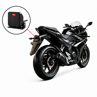 Système de détection d'angle mort pour moto 77 GHz, capteur d'avertissement de collision arrière BSD LCA RCW 55 m pour la sécurité des deux-roues