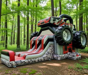 Castillo Inflable, Brincolín Inflable <span class=keywords><strong>Happy</strong></span> <span class=keywords><strong>Hop</strong></span>, Castillo Inflable con Diseño de Camioneta Monstruo, Brincolín Inflable - Product Image 6