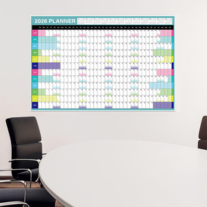GF Venta caliente Horario Planificador Proveedor Escuela Oficina 2026 Calendario colgante de pared Encuadernación en espiral Calendario mensual impreso personalizado - Product Image 4