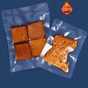 130 Graden Hittebestendig Custom Plastic Vacuüm Koken Sealer Bag Retort Verpakking Bag