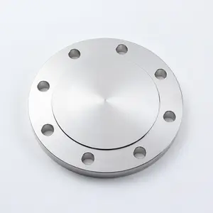 Oxidation Resistance Carbon Steel Welded Blind Plate Flange Stainless Steel Large Diameter Flange Cover For Chemical Industry