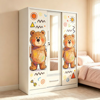 Armoire métallique moderne imprimée, placard en acier modulaire, armoire de rangement antirouille, logo personnalisé pour appartement et salle de rangement