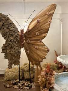 Décoration de papillon géante et exquise pour mariage, banquet, fête d'<span class=keywords><strong>anniversaire</strong></span>, vitrine de magasin commercial, thème rustique d'automne - Product Image 2