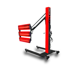 Equipo de pintura automotriz infrarroja de onda corta Lámpara para hornear IR con barra de presión hidráulica 900N para el cuidado del automóvil - Product Image 1