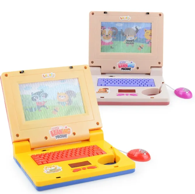 Venta al por mayor de juguetes educativos para la primera infancia pantalla LED de animación de dibujos animados alfombrilla de mesa de juguete máquina de aprendizaje