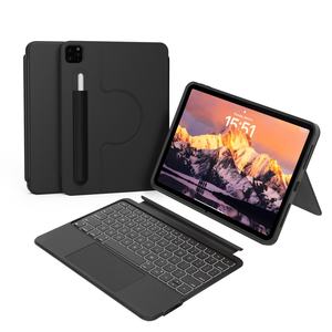Clavier avec étui pour iPad, vente flash d'usine, clavier rotatif avec rétroéclairage 7-RGB, grand pavé tactile précis pour iPad 10e et 11e génération, nouveau produit - Product Image 1
