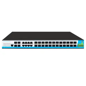 L3 gerido 10g fibra industrial ethernet interruptor de rede com 24 gigabit fibra sfp port venda imperdível