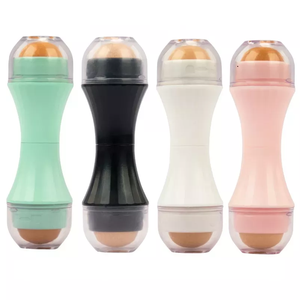 Rodillo de piedra que absorbe el aceite facial, <span class=keywords><strong>lava</strong></span> volcánica de doble punta de plástico - Product Image 1