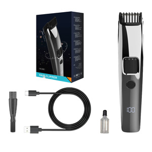 Cortadora de Pelo con Cuerpo Metálico, 15W, 7000-9000 RPM, Uso Profesional, Batería de Iones de Litio Recargable por USB - Product Image 2