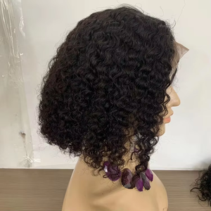 Peluca de encaje completo HD de cabello humano brasileño sin procesar Vendedores Onda de agua Cutícula alineada 100% Pelucas de cabello virgen para mujeres negras - Product Image 1