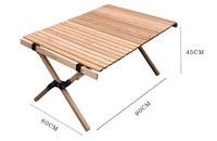 Ensembles de table de jardin, Patio, meubles en teck, table à manger rectangulaire, table d'extérieur
