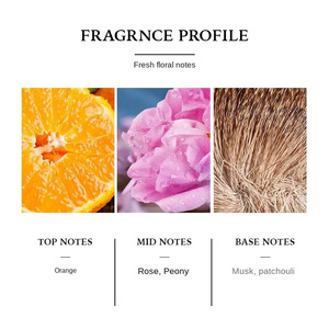 Profumo Spray Floreale da Donna Pure Love Forever Eco-Friendly, Formato Regolare, Fragranza Arancione e Rosa, Personalizzabile, Lunga Durata, Moderno - Product Image 5