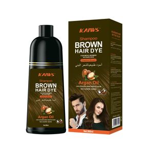 Tinte para el Cabello en Crema 3 en 1 a Base de Hierbas Naturales, Color Marrón Negro, <span class=keywords><strong>Sin</strong></span> Amoníaco, <span class=keywords><strong>Sin</strong></span> PPD, con Ginseng, Semipermanente, de Acción Rápida, al Por Mayor - Product Image 5