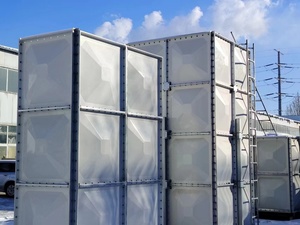 Manila nhà máy wras chứng nhận 100m3 GRP FRP Chất liệu nước uống bể chứa - Product Image 3