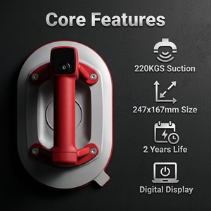 <span class=keywords><strong>Ventouse</strong></span> électrique Shijing P618B pour carrelage, <span class=keywords><strong>ventouse</strong></span> à vide pour marbre, pompe de remplissage d'air automatique, capacité de levage de 260 kg - Product Image 6