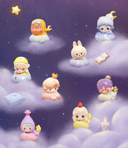 POP MART Blind Box Peluche da Collezione 100% Originale, Serie POPBEAN Goodnight, Night Sky, Figurine in Scatola Misteriosa - Product Image 4