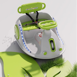 Coche eléctrico de juguete para niños con control remoto para niños de 2 a 4 años, unisex, con parachoques de plástico. - Product Image 3