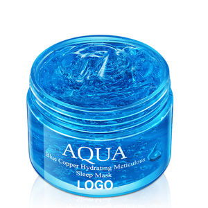 Mascarilla <span class=keywords><strong>Facial</strong></span> Hidratante de Gel de Cobre Azul con Ácido Hialurónico para <span class=keywords><strong>Piel</strong></span> Seca y Cuidado de Manos, Antiarrugas, Calidad Spa, OEM - Product Image 1
