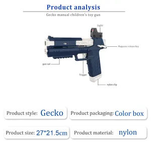 B/O, электронный пистолет для стрельбы, воздушный бластер, мягкая пуля из пенопласта, дротик, металлический игрушечный пистолет