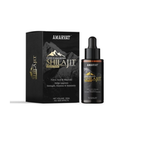 Amarvat Shilajit Pur de l'Himalaya Liquide – Formule Premium Riche en Minéraux pour le Bien-être Quotidien, l'Énergie, la Vitalité et le Vigor dans un Mode de Vie Actif