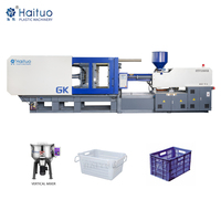 Machine de transition d'état flexible Haituo 300 tonnes, machine de fabrication de boîtes en plastique pour fruits et légumes, machine de moulage par injection plastique