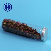 Couvercle en aluminium pour bocal en plastique PET de qualité supérieure de 420ml pour barres d'emballage longues Biscuits Collations au sucre Bonbons pour biscuits Chocolats Bébé