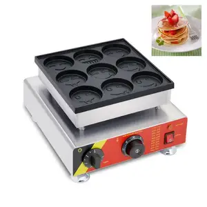 Macchina per muffin commerciale mini pancake poffertjes maker egg waffle machine
