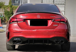 Difusor trasero de venta directa de fábrica con punta de escape para Mercedes Benz A45s AMG Sedan A CLASS W177 - Product Image 5