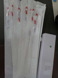 Kateter arteri steril 14/24G sekali pakai, Set ekstensi PU Lumen tunggal dengan kawat panduan untuk pengambilan sampel darah - Product Image 5