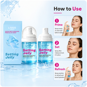 Spray <span class=keywords><strong>Fixateur</strong></span> Rafraîchissant Jelly Grip Transparent Hydratant Éclatant Frais Végan Sans Huile Sans Alcool Sans Parabène - Product Image 4