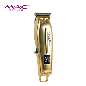 Cortadora de Cabello Inalámbrica Profesional MAC, Cuchilla Dorada sin Superposición, Pantalla LCD, Recargable, para Barbería y Uso Doméstico - Product Image 5