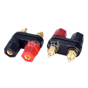 Bananenpluggen Paar Terminals Rood Zwart <span class=keywords><strong>Connector</strong></span> Versterker <span class=keywords><strong>Terminal</strong></span> Binding Post Banaan <span class=keywords><strong>Speaker</strong></span> Plug <span class=keywords><strong>Jack</strong></span> - Product Image 1
