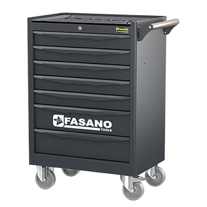 Fasano <b>Tools</b> 7 <b>Drawer</b> Rolling <b>Tool</b> Cabinet With Lock And Casters For Auto Repair - Product Image 1