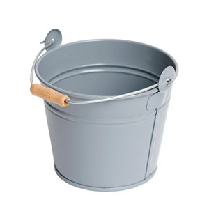 Cubo de Metal ecológico, 1,5 L, cubo de agua decorativo, maceta con asa para jardín y hogar - Product Image 1