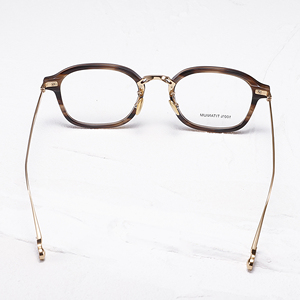 Gafas de Vista Ovaladas con Montura Completa de Titanio Marrón Sólido, Unisex, Ligeras, para Corrección de la Visión - Product Image 5