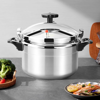 Autocuiseur Commercial 3 Litres en Alliage d'Aluminium, Cuisson Rapide, Fond Industriel Poli, Ustensile de Cuisine en Métal Abordable