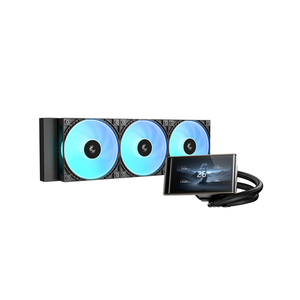 Enfriador AIO DeepCool LT360 VISION ARGB de 360 mm, Blanco, con Pantalla de 4.5 Pulgadas, 300W+ TDP para LGA1851 1700 AM5, con una Pantalla de 4.5 Pulgadas de Alta Gama - Product Image 1